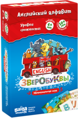 Настольная игра Зверобуквы English Банда Умников
