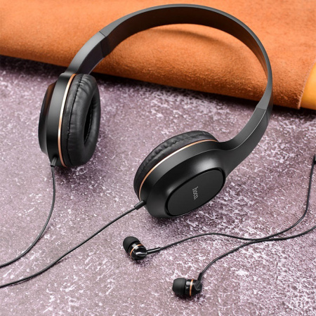Беспроводные наушники HOCO W24 Bluetooth, золотой