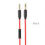 Кабель Hoco UPA12, 3.5 AUX mini jack 3.5 mm, 1 м, черный