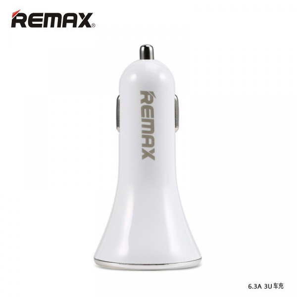 Автомобильное зарядное устройство Remax 3USB RCC302, белый