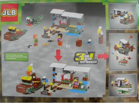 Конструктор Blocksworld 3D96 348 pcs +