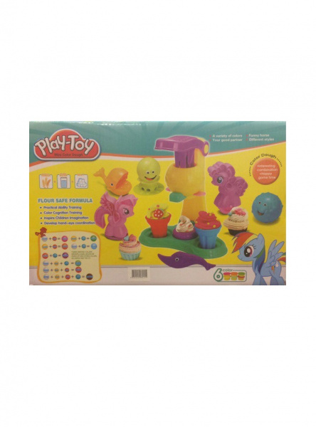 Пластилин Play Toy Pony 6 цветов